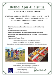 Hupelissa Bethel Apu -tilaisuus